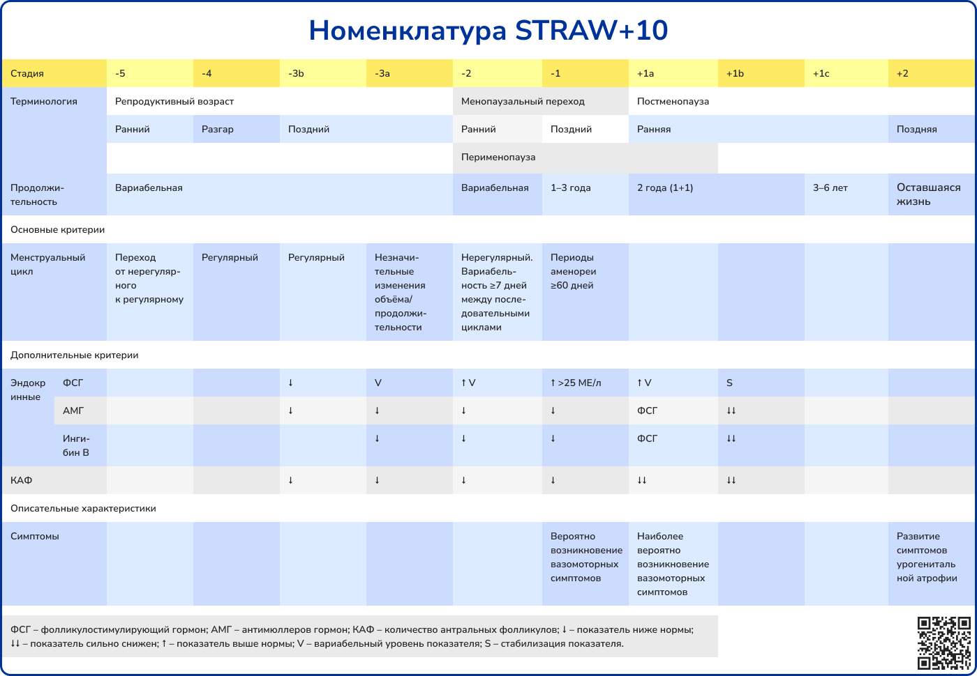 Номенклатура STRAW